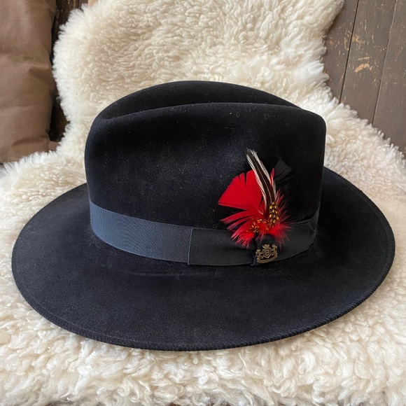 BILTMORE IMPERIAL FUR FELT FEDORA - 7 3/8 or 59 - Picture 1 of 5